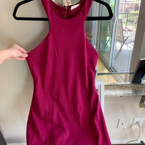 Racer back mini dress